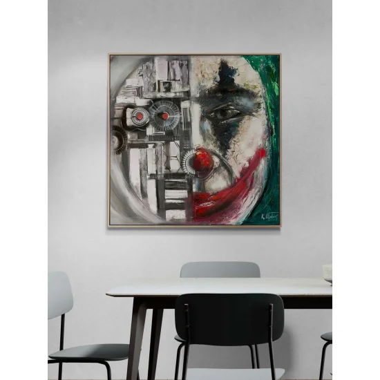 Oyunun Son Hamlesi Yağlı Boya Tablosu