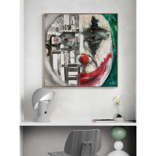 Oyunun Son Hamlesi Yağlı Boya Tablosu