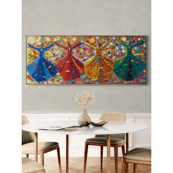 Ruhun Kanatları Yağlı Boya Tablosu