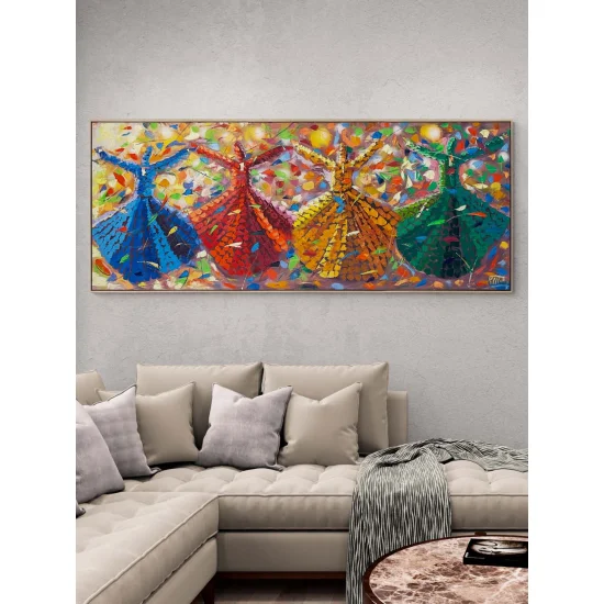 Ruhun Kanatları Yağlı Boya Tablosu