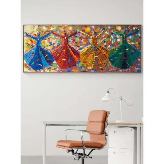 Ruhun Kanatları Yağlı Boya Tablosu