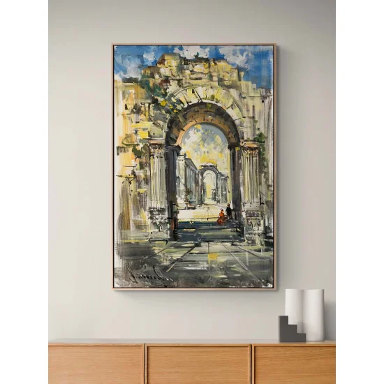 Journey in the Ancient City Oil Painting