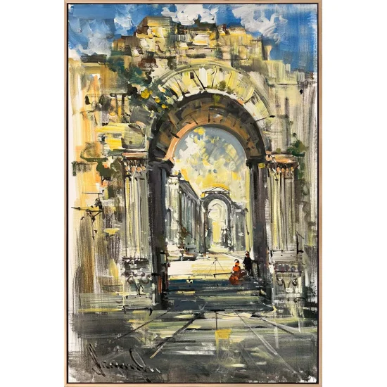 Journey in the Ancient City Oil Painting