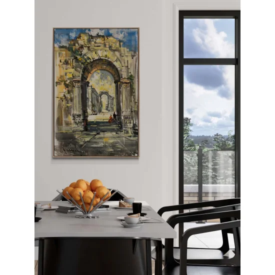 Journey in the Ancient City Oil Painting