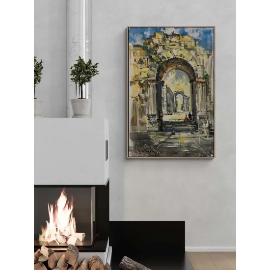 Journey in the Ancient City Oil Painting