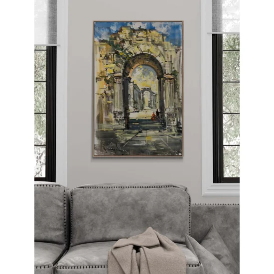 Journey in the Ancient City Oil Painting