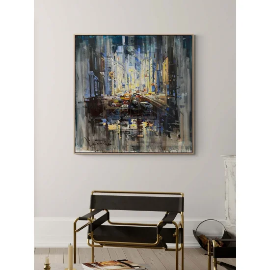 Symphony of the Big City Oil Painting