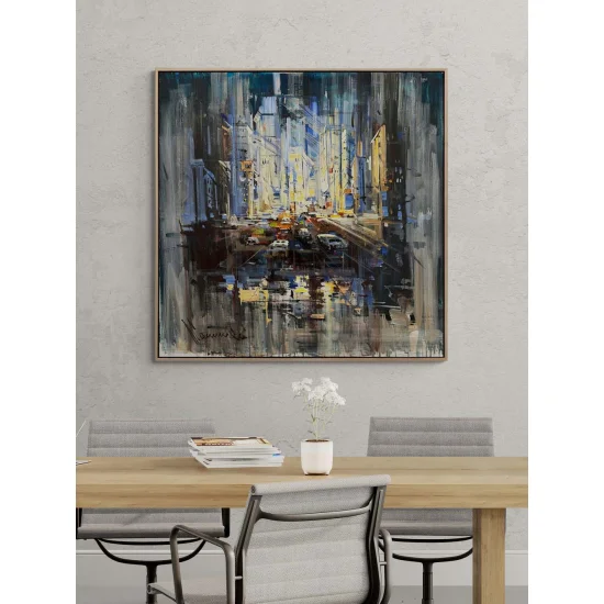 Symphony of the Big City Oil Painting