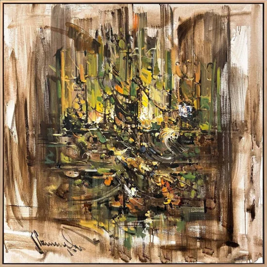 Whispers of Glass Oil Painting