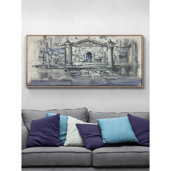 The Blue of History Oil Painting