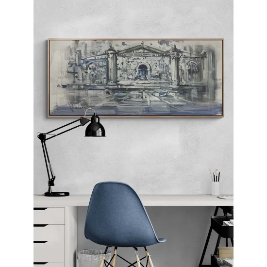 The Blue of History Oil Painting