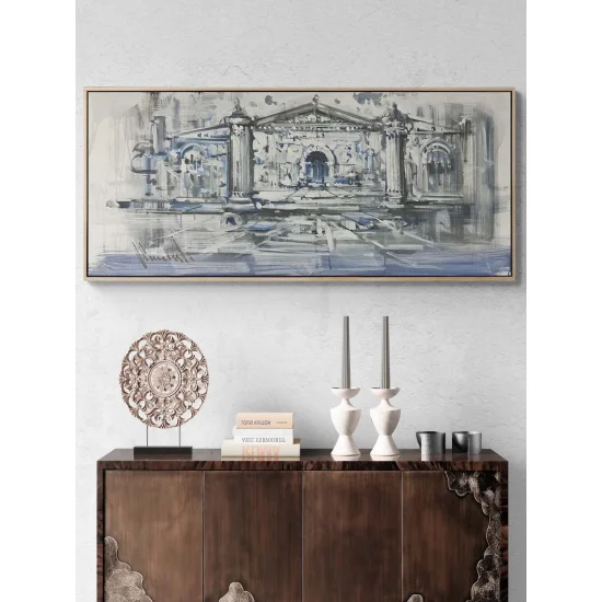 The Blue of History Oil Painting