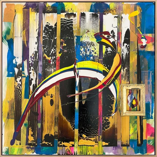 The Spiral of Colors Oil Painting