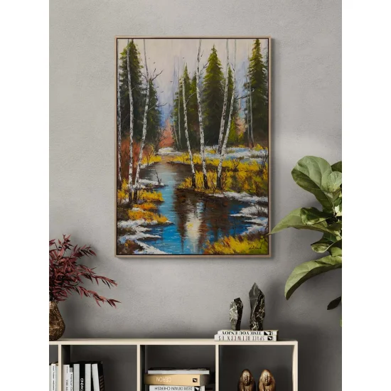 The Embrace of Snow and Peace Oil Painting