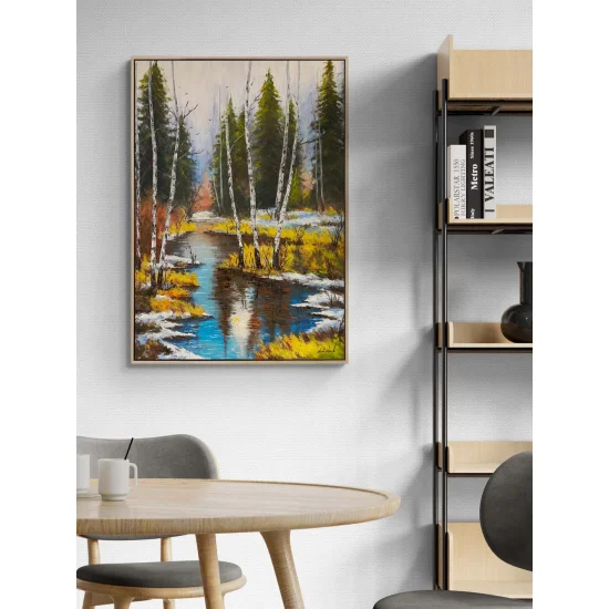 The Embrace of Snow and Peace Oil Painting