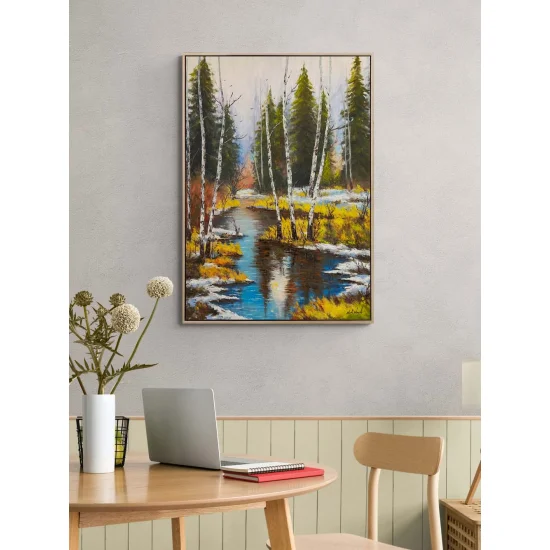 The Embrace of Snow and Peace Oil Painting