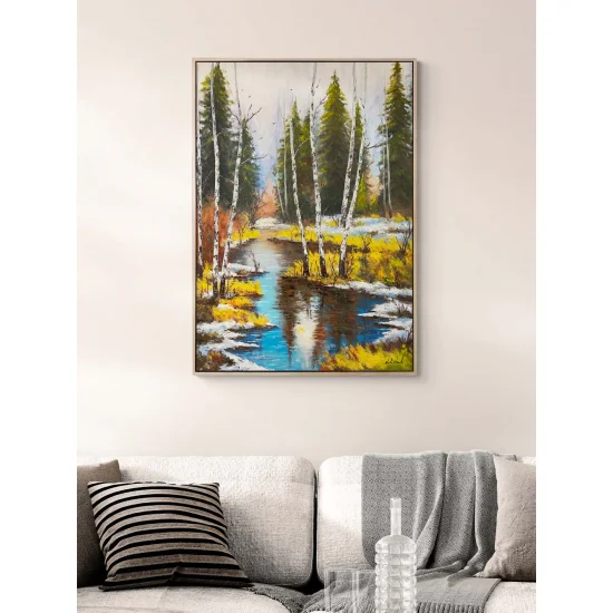 The Embrace of Snow and Peace Oil Painting