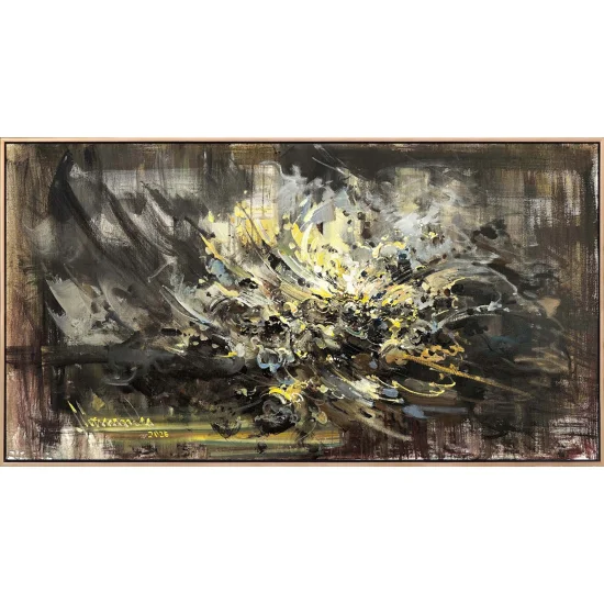 Görünmez Ritim Yağlı Boya Tablosu