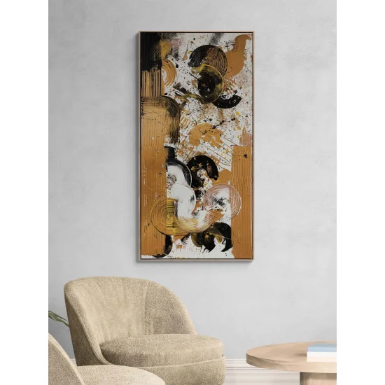 Zamanın İzleri Ardında Yağlı Boya Tablosu