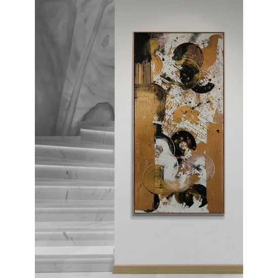 Zamanın İzleri Ardında Yağlı Boya Tablosu