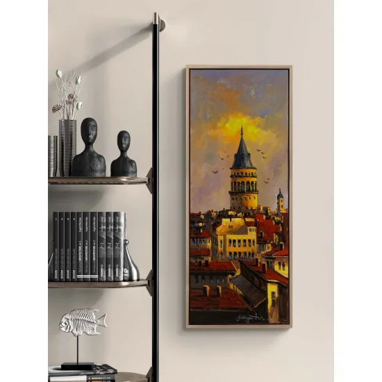 Return to Galata Oil Painting