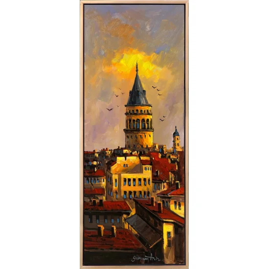 Return to Galata Oil Painting