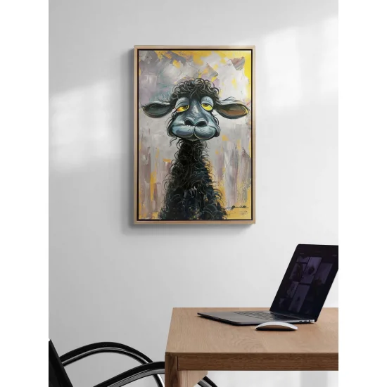 Karamsar Koyun Yağlı Boya Tablosu