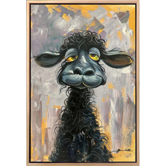 Karamsar Koyun Yağlı Boya Tablosu