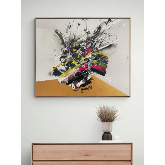 Renklerin Senfonisi Yağlı Boya Tablosu