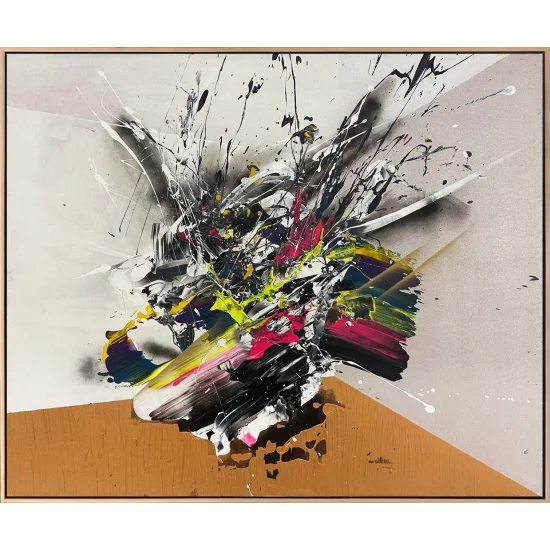 Renklerin Senfonisi Yağlı Boya Tablosu