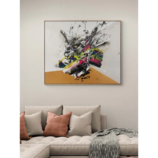 Renklerin Senfonisi Yağlı Boya Tablosu