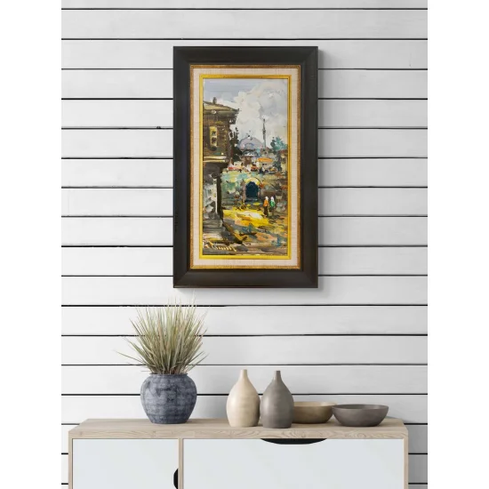 Eski Sokaklar Yağlı Boya Tablosu