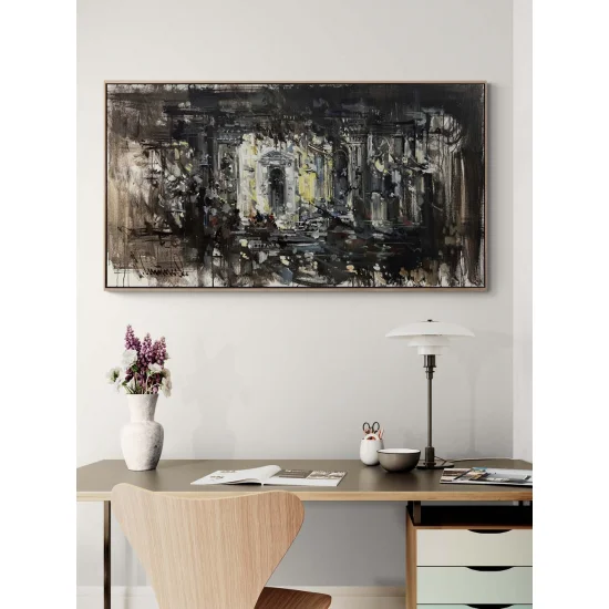 Towards the Past Oil Painting