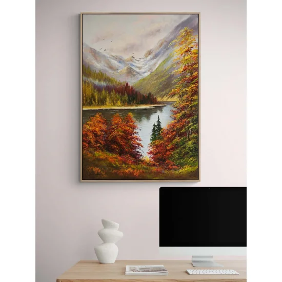 Sonbahar Zaman Yağlı Boya Tablosu