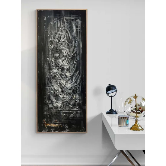 Shattered Silence Oil Painting