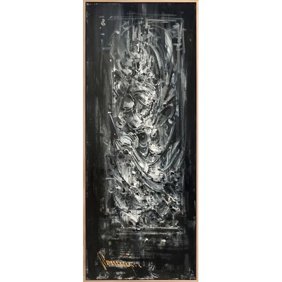 Shattered Silence Oil Painting