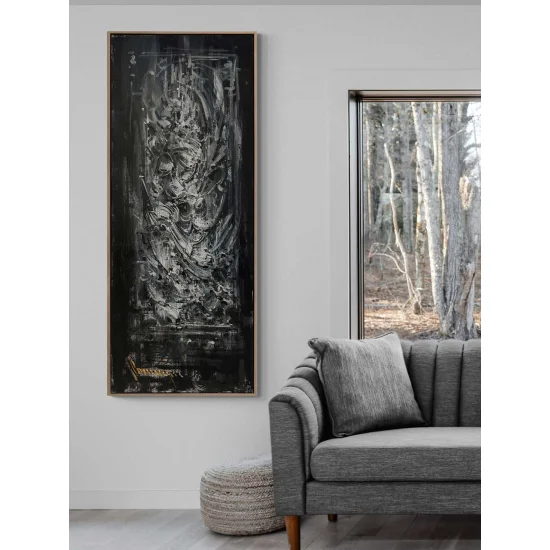 Shattered Silence Oil Painting