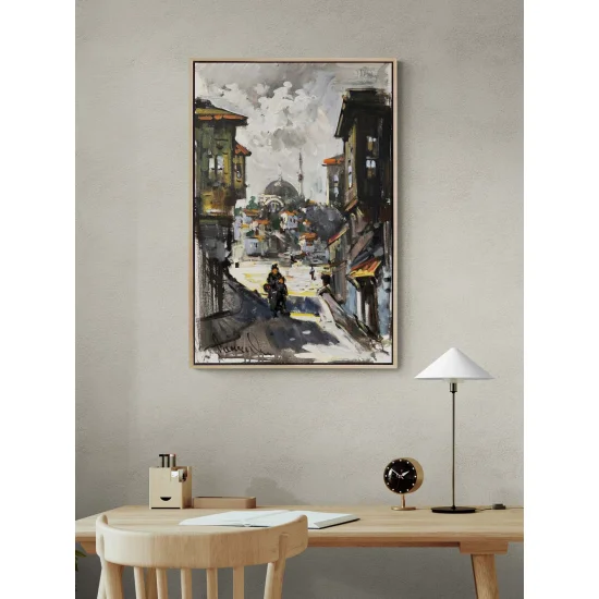 Streets of Old Istanbul Oil Painting