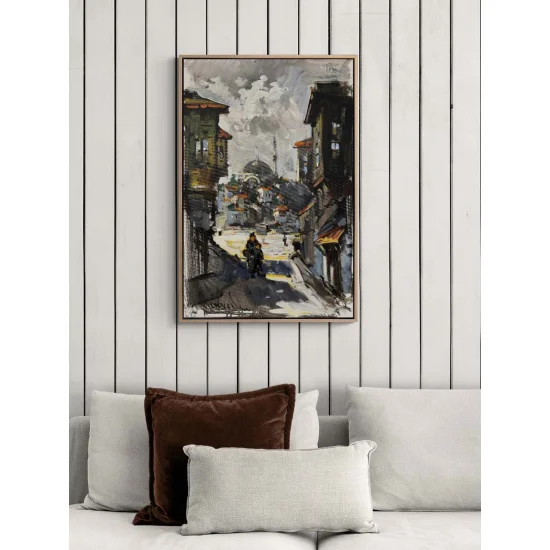 Streets of Old Istanbul Oil Painting