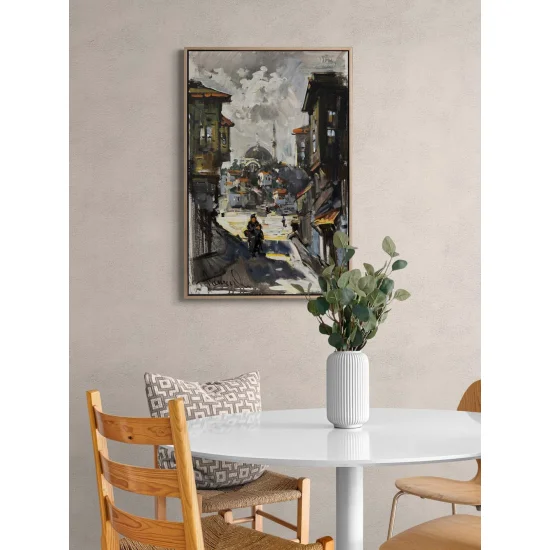 Streets of Old Istanbul Oil Painting