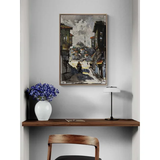 Streets of Old Istanbul Oil Painting