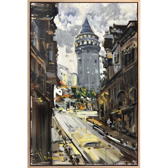 Old Times in Galata Oil Painting