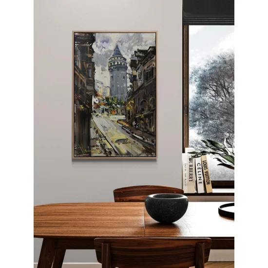 Old Times in Galata Oil Painting