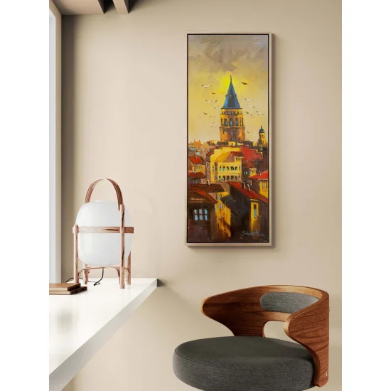 Kulede Zaman Yağlı Boya Tablosu