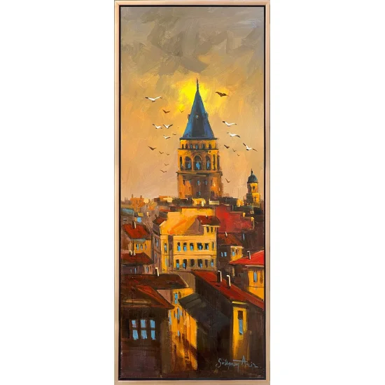 Kulede Zaman Yağlı Boya Tablosu