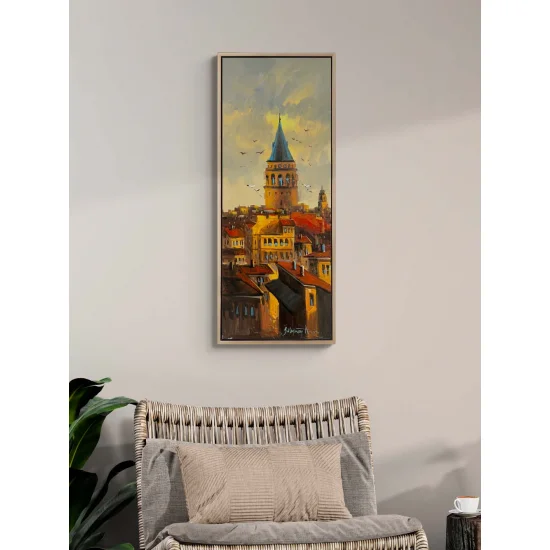 Sunset in Galata Oil Painting