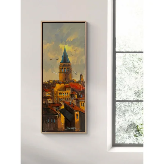 Sunset in Galata Oil Painting