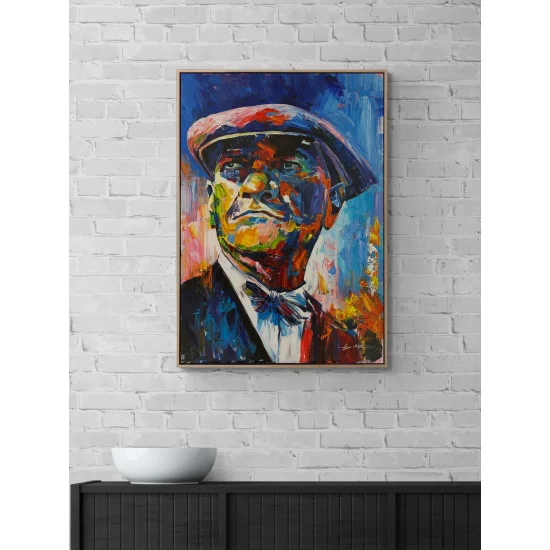 Modern Mustafa Kemal Oil Painting
