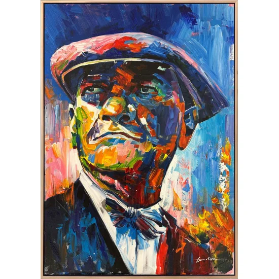 Modern Mustafa Kemal Oil Painting