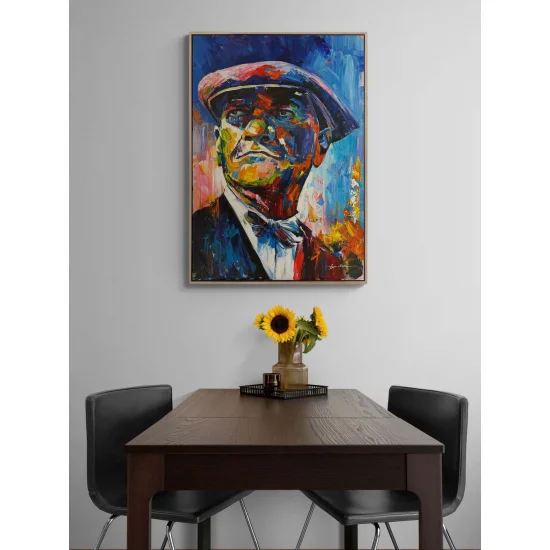 Modern Mustafa Kemal Oil Painting